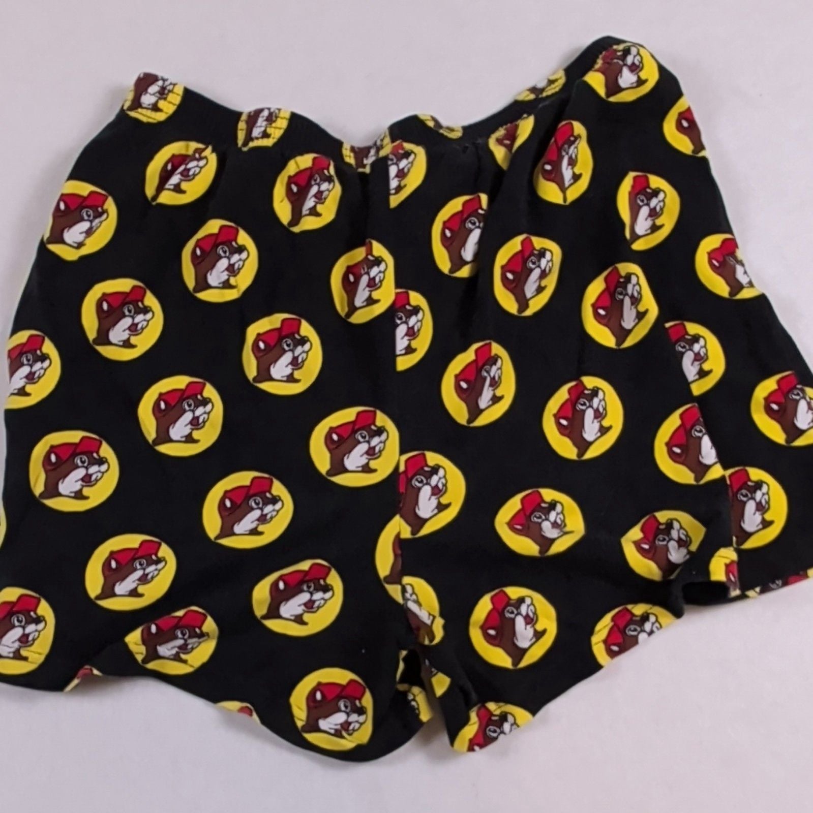 Buc-EE's Boxer Shorts Underwear Size M Black Logo Print Multicolor (Yellow/Red) 5