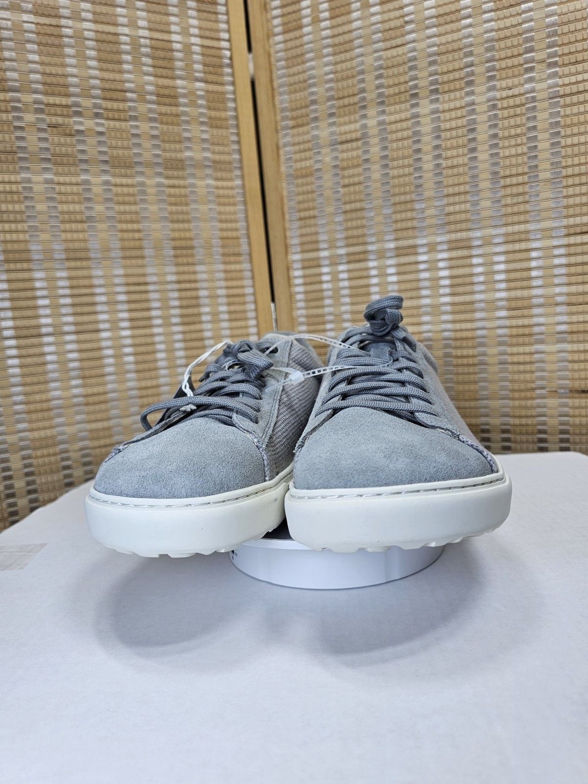 Birkenstock Bend Low Gray Knit Suede Sneakers Men's Size 12 EU 45 7