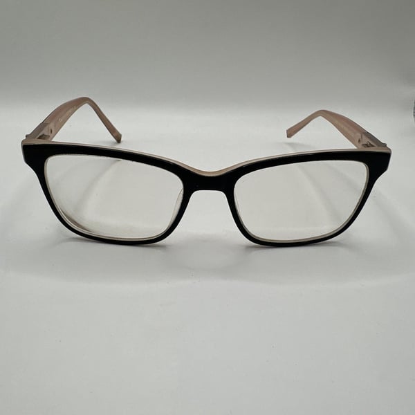 KY for Tura K326 BRN Brown Gradient Rectangular Eyeglasses Frames 53-17-140