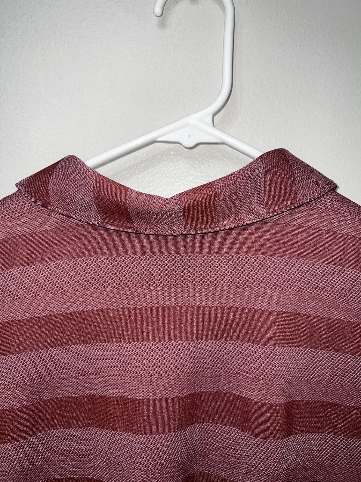 Adidas Polo Shirt Mens XL Red Short Sleeve Performance Stretch Golf * 6
