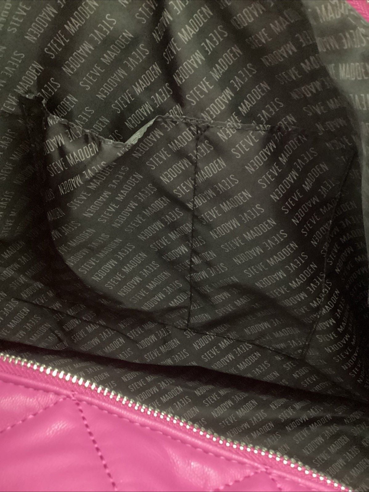 Steve Madden Mulberry BSpeedy Puffy Overnight Bag W Shoulder Strap NWT 15
