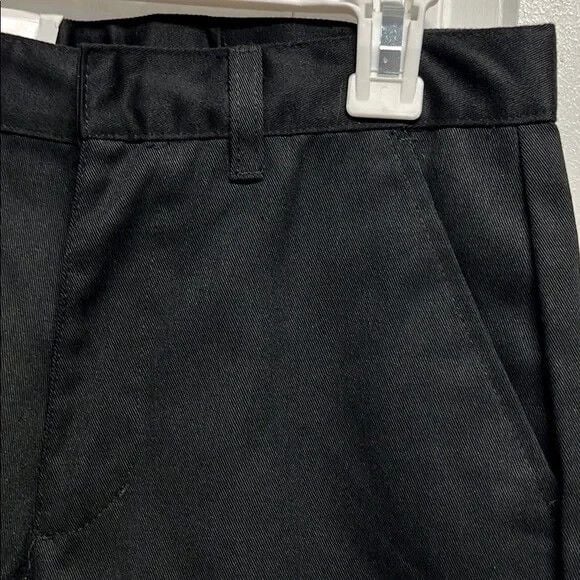 Galaxy Black School Uniform Khaki Pants Size 8 NWT 4