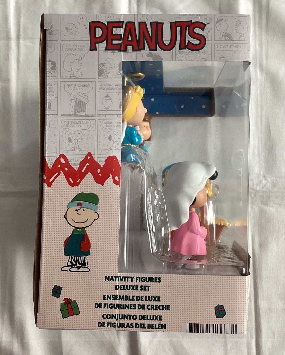 Charlie Brown Peanuts Nativity Figures Deluxe Set CVS Christmas BRAND NEW SEALED 6