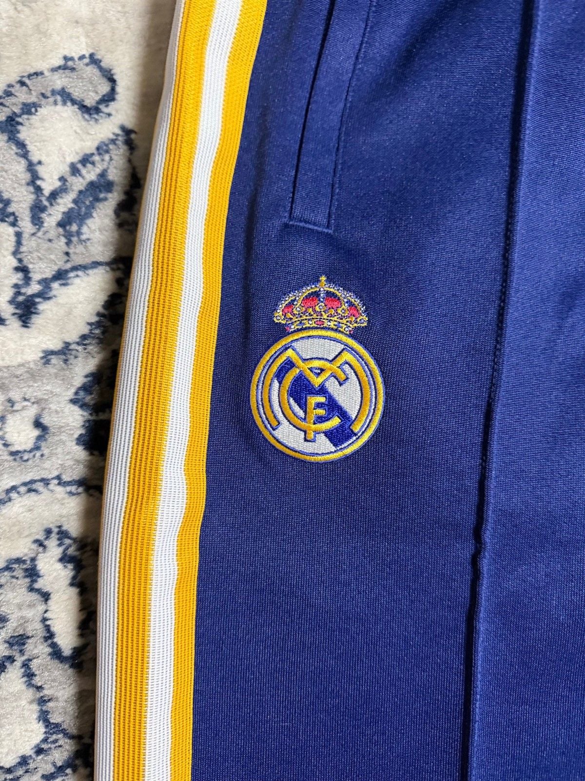 Adidas Real Madrid OG Pant size Medium 25/26 Navy Cotton Polyester Athletic Pant 4