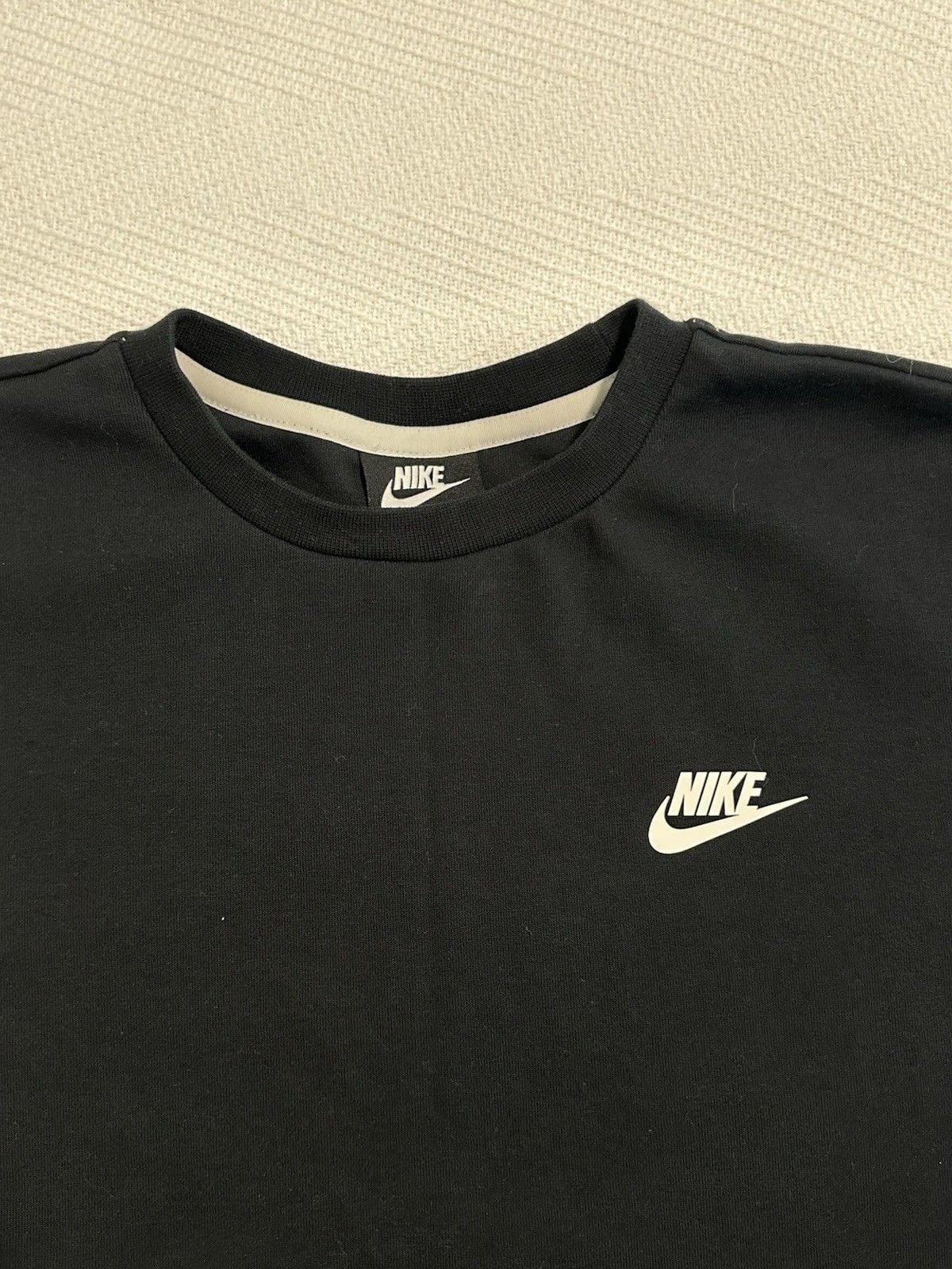 NIKE Tech Fleece Dress Womens Size L Black Sweatshirt Athleisure Lounge Casual 5