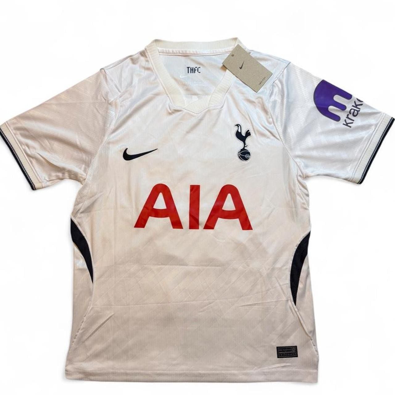 Nike Tottenham Hotspur 2026/27 Home Jersey White with Blue number 22 Marmoush on the back size Small dimensions are in the pictures Brand New with Tags. 2