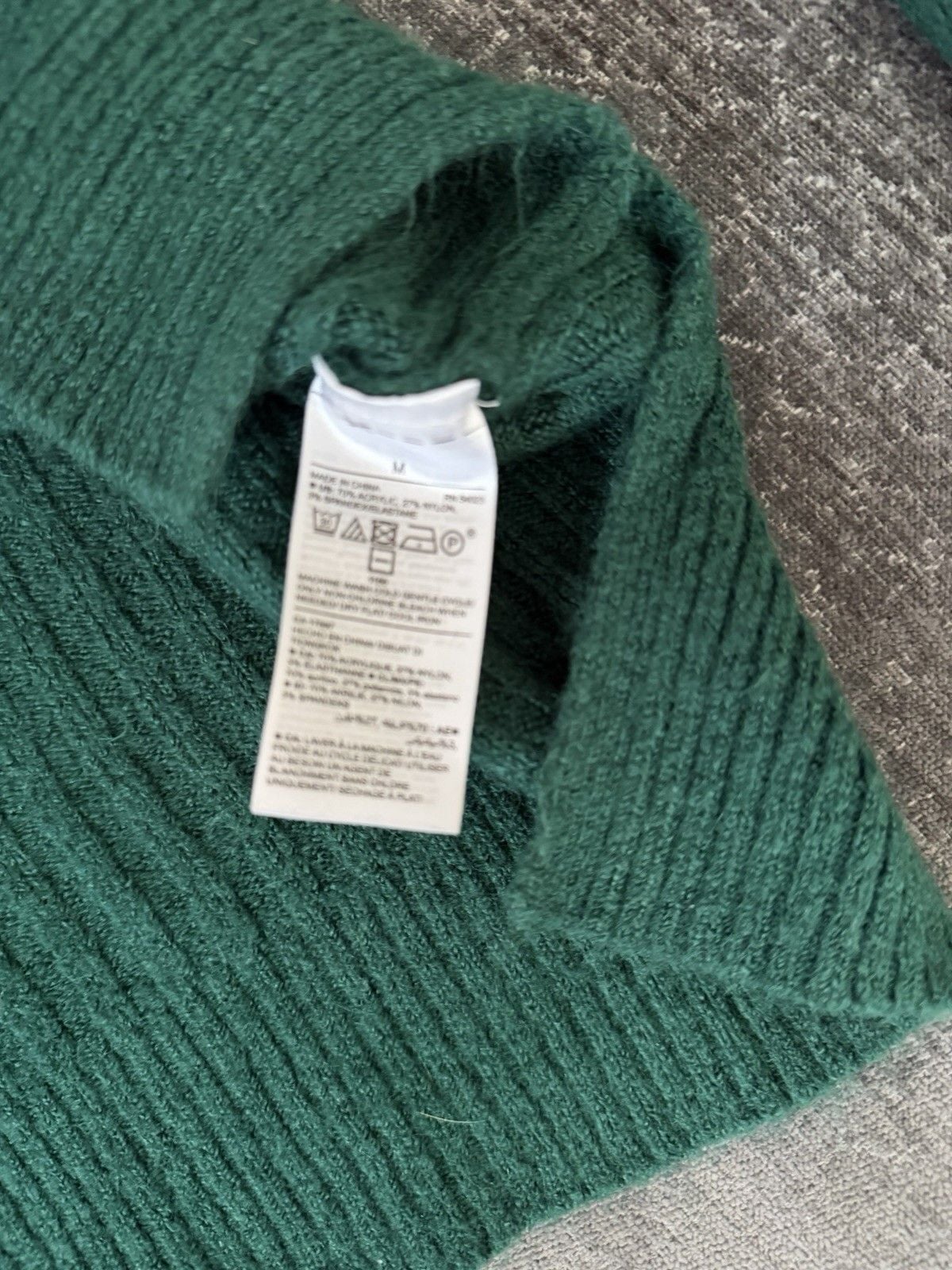 Old Navy Green Ribbed Knit Pullover Sweater Women's 8