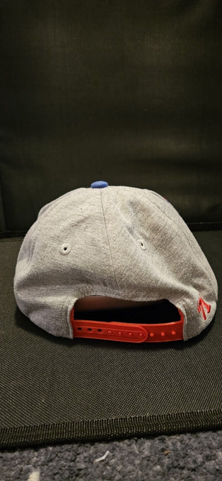 Walt Disney World Snapback Hat Gray Blue Embroidered Logo Baseball Cap Disney Parks 5