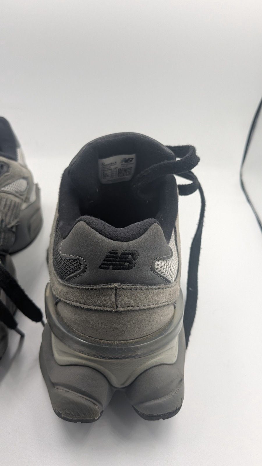 New Balance 9060 Black Castlerock Black/Gray Men's Low Top Lace-Up Sneakers 6