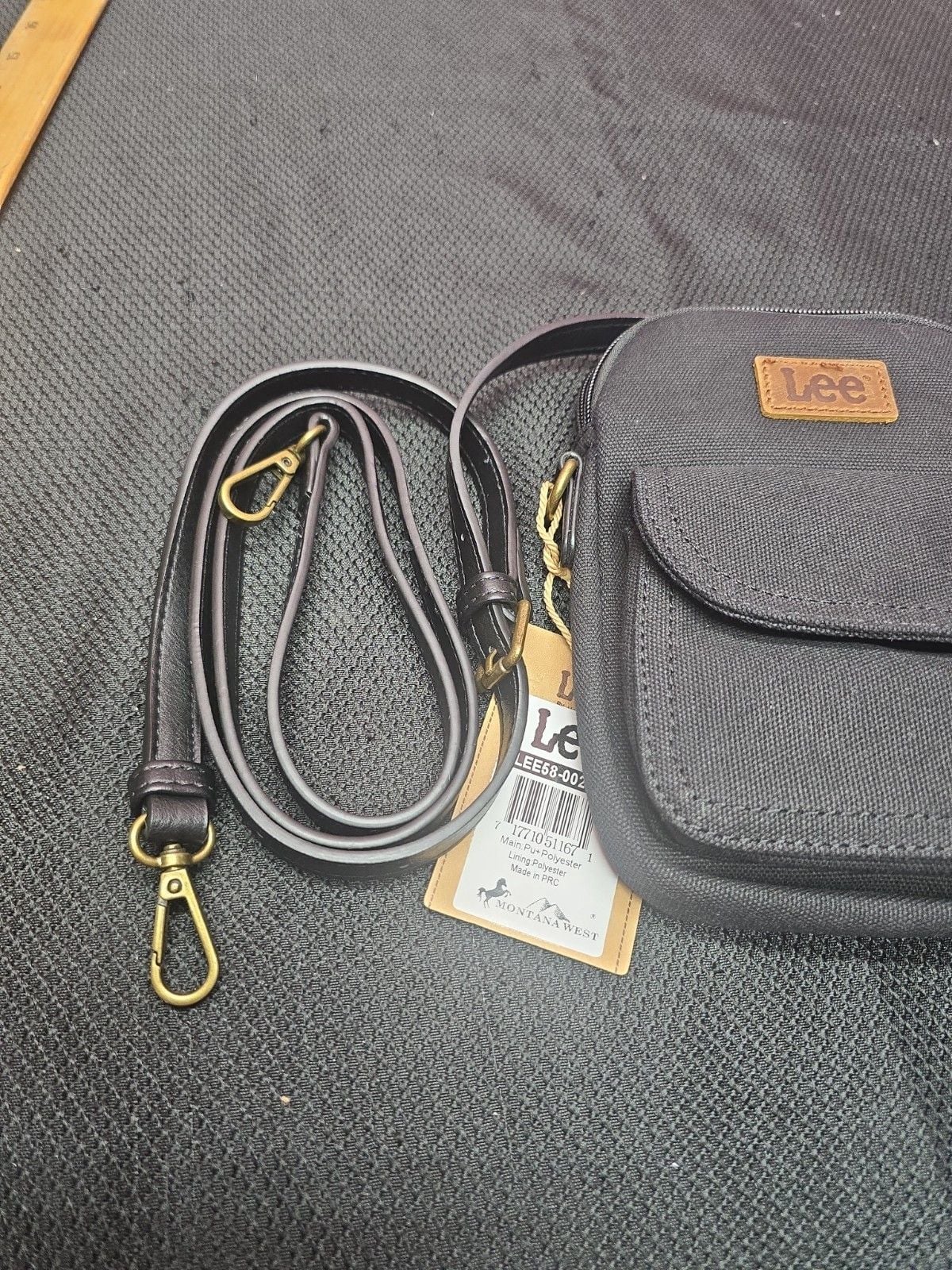 LEE Canvas Crossbody Mini Bag New With Tags 7