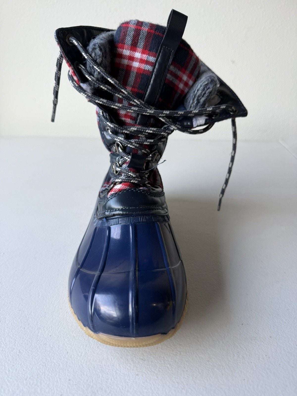 Ocean & Coast OC-SCRAM Plaid Lace-Up Lined Ankle Duck Boots US 9 M 9