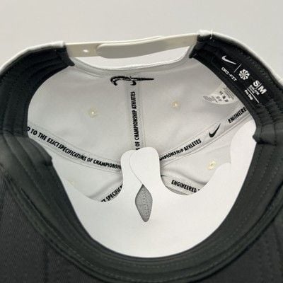 Nike Pro Cap Hat Adult S/M Flat Bill Snapback #HF7482-025 White Dri Fit Training 7
