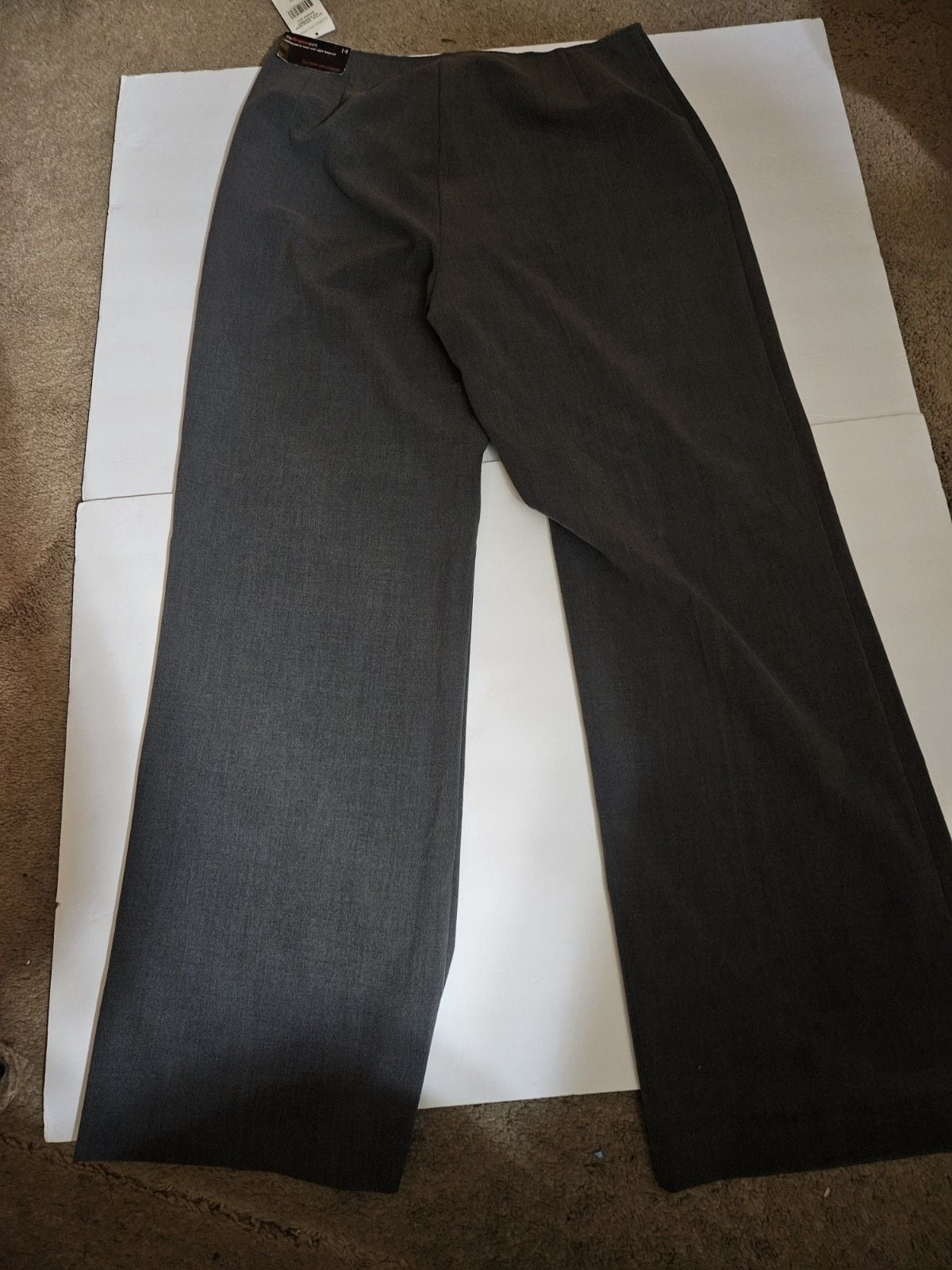 Gloria Vanderbilt Dress Pants Gray 14 3