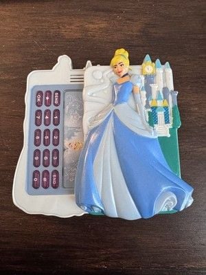 Disney Store Cinderella Light Up Toy Cell Phone with Sounds 6
