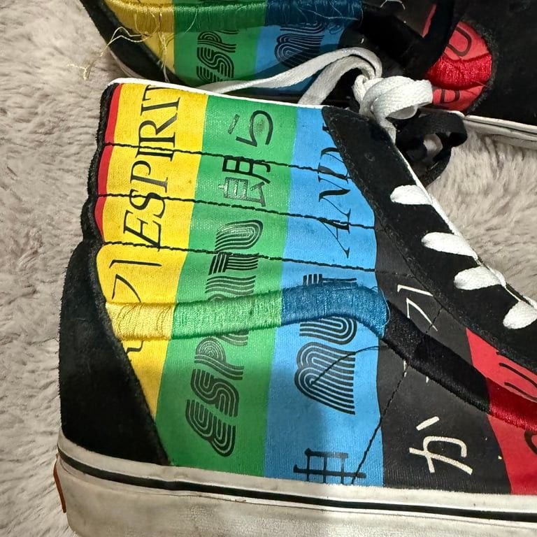 Vans Multicolor High-Top Skate Shoes US Men’s Sz 10.5 skateboards Espiritu 3
