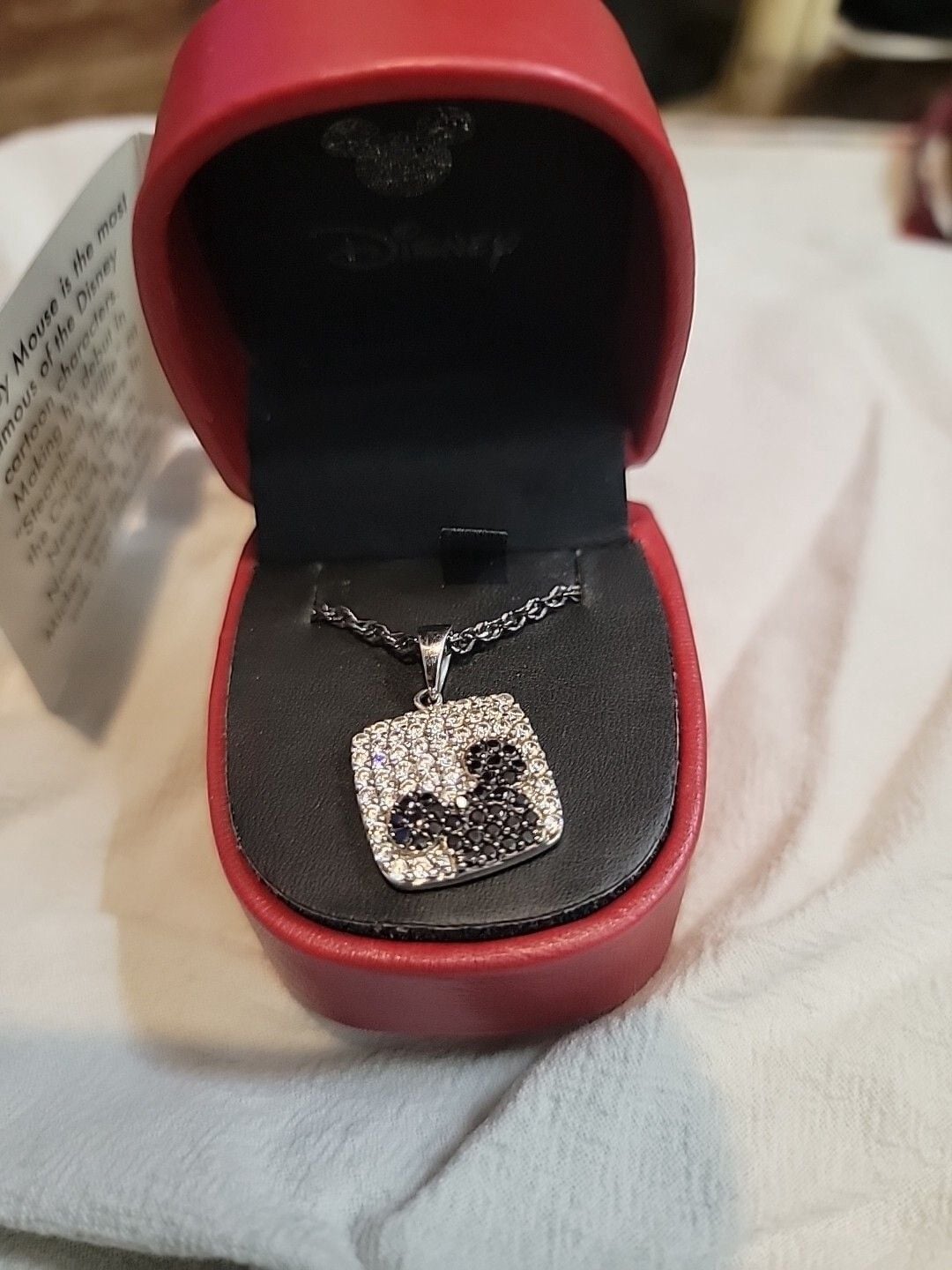 Disney's Mickey Diamond Necklace 10