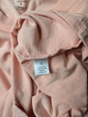 PS Basics Men's Long Sleeve Shirt Pink Size small 4
