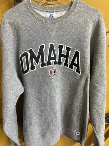Omaha Grey Crewneck Sweatshirt 3