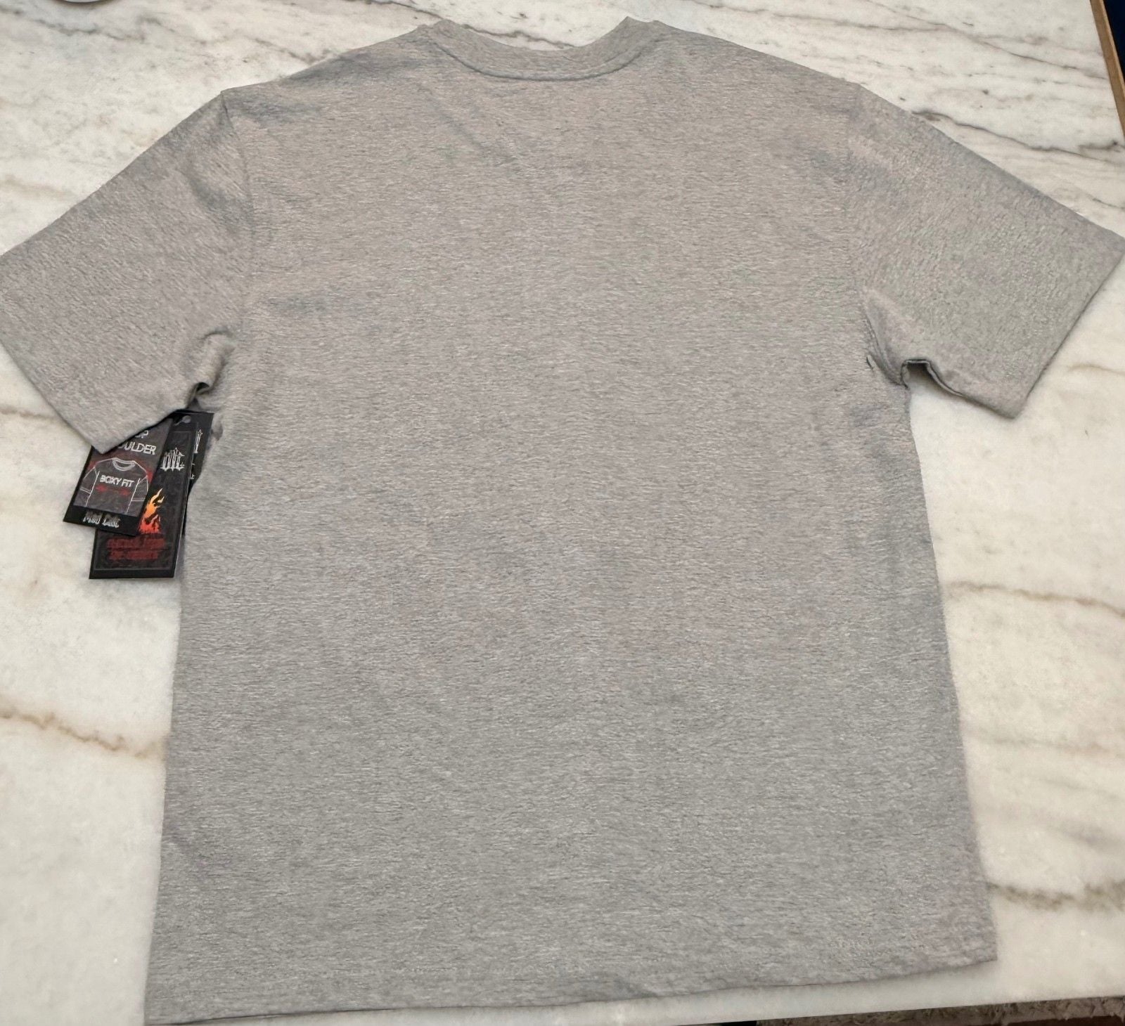 Mod Cult Graphic T-Shirt with Drop Shoulder Boxy Fit, Small 3