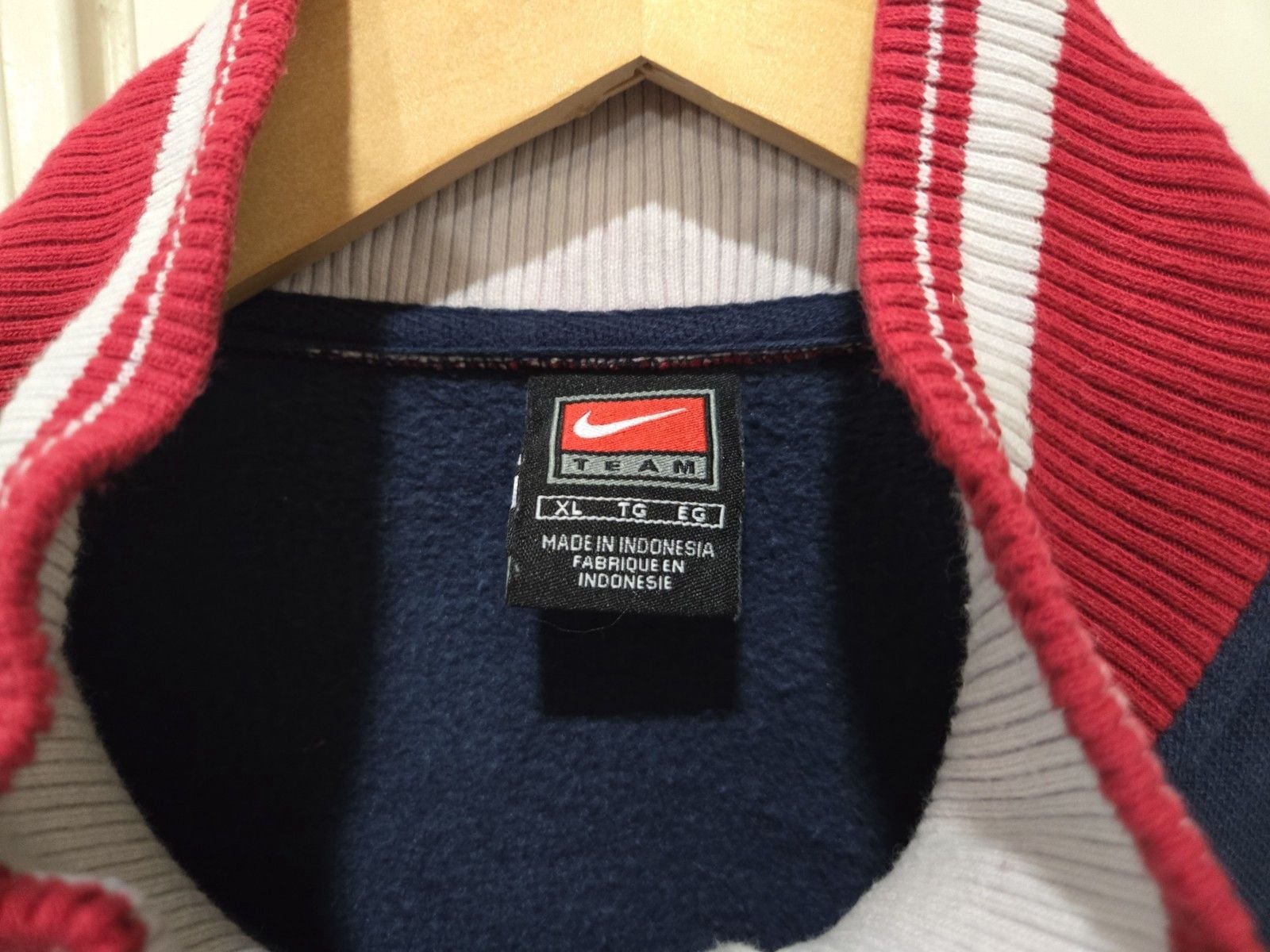 RARE Vintage Y2K 2000s Nike USA America Soccer Zip Up Warm Up Track Jacket XL 8