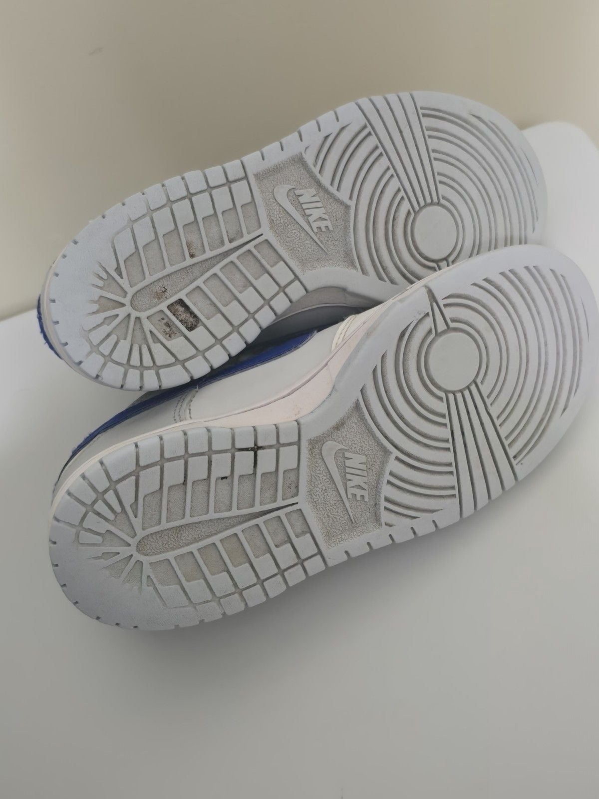Nike Dunk Low GS White/Blue/Gray Colorblock Sneakers Youth US 4.5Y FB1843-141 10