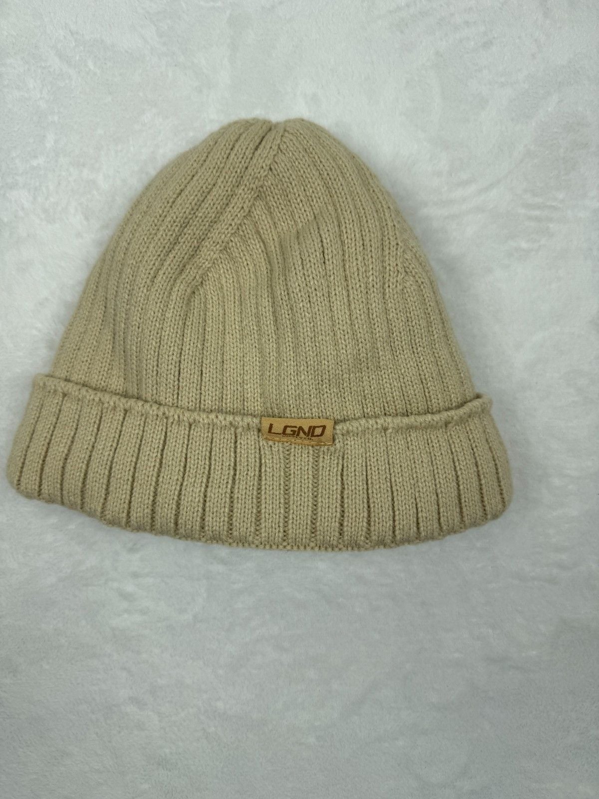 LGND Fleece Lined Beanie Tan - WARM 2