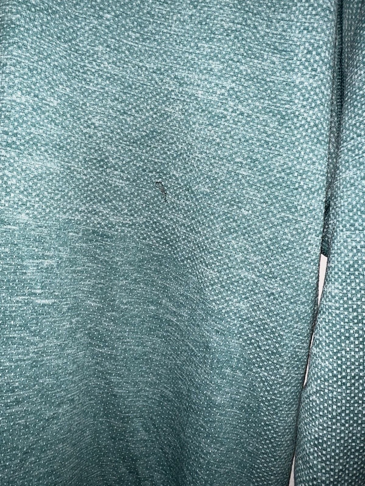 Lululemon Shirt Mens Medium M Green Metal Vent Tech Long Sleeve Performance 4
