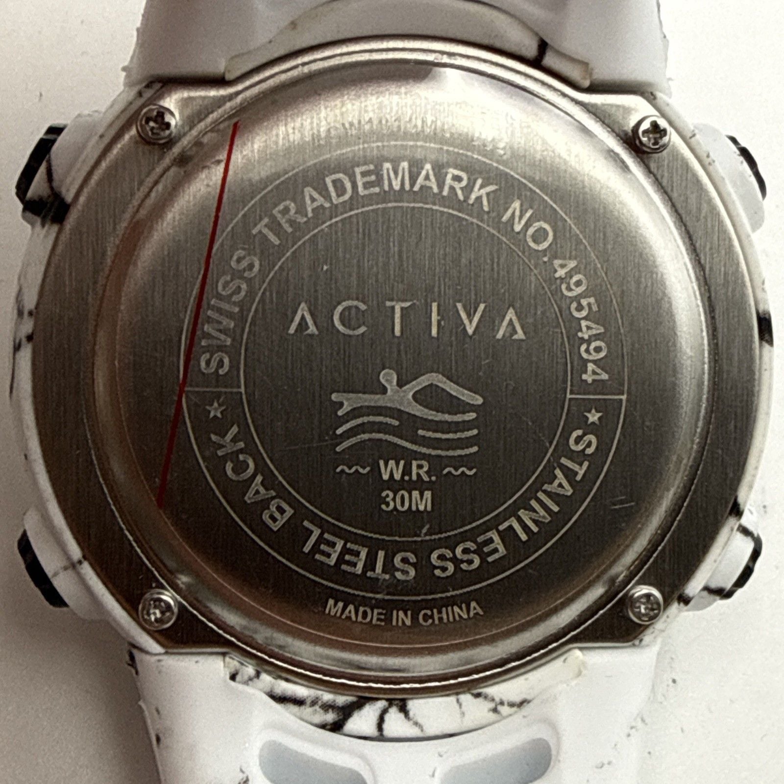 Activa Summit X Invicta ACW1915MC-004 Men’s 50mm White Camo Digital Watch 12