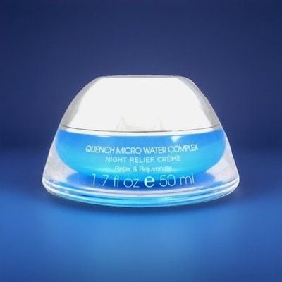 NEW Quench Micro Water Complex Night Relief Crème 50 mL / 1.7 fl oz Skincare 1