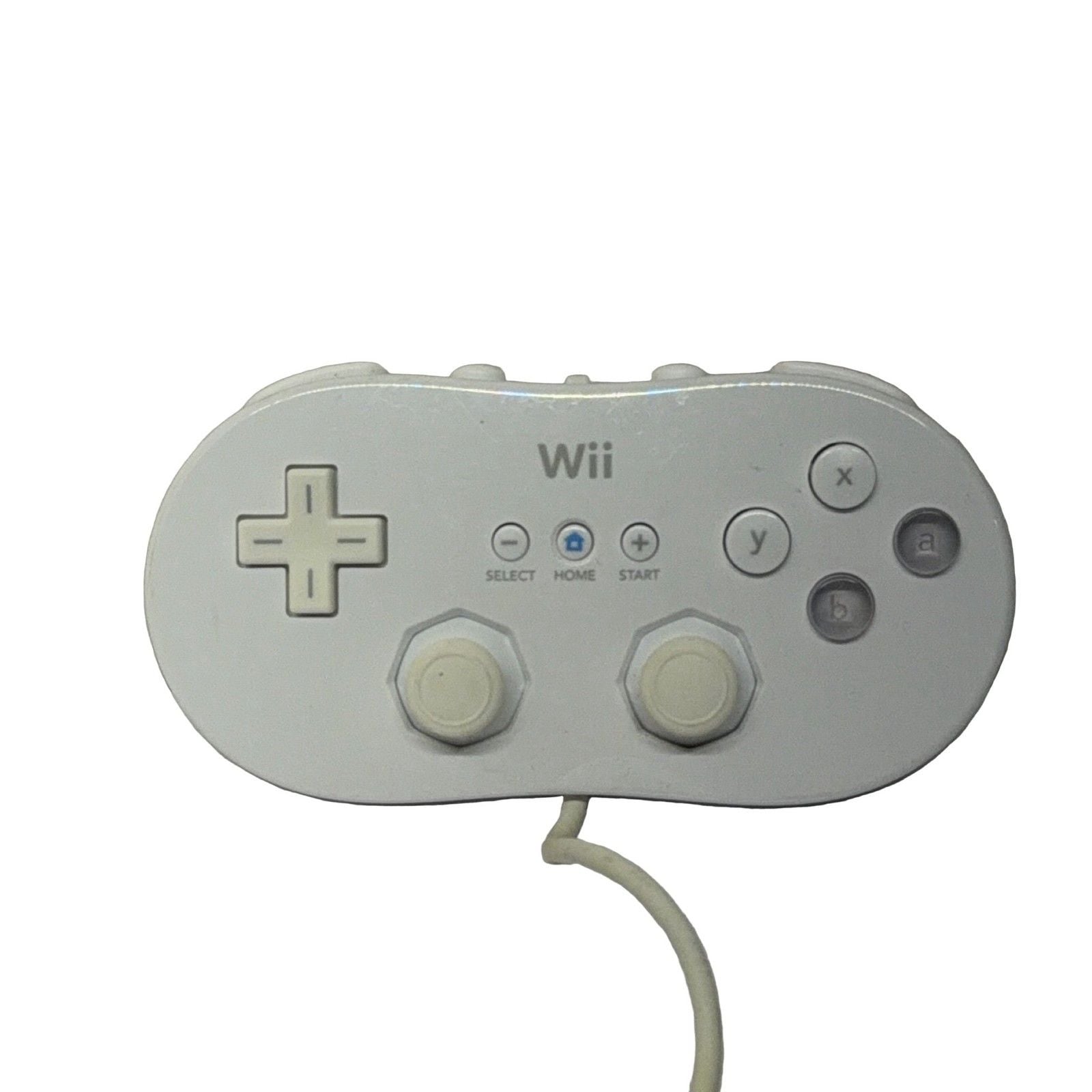 Nintendo Classic Controller RVL-005 Wii U Wired White Gamepad 1