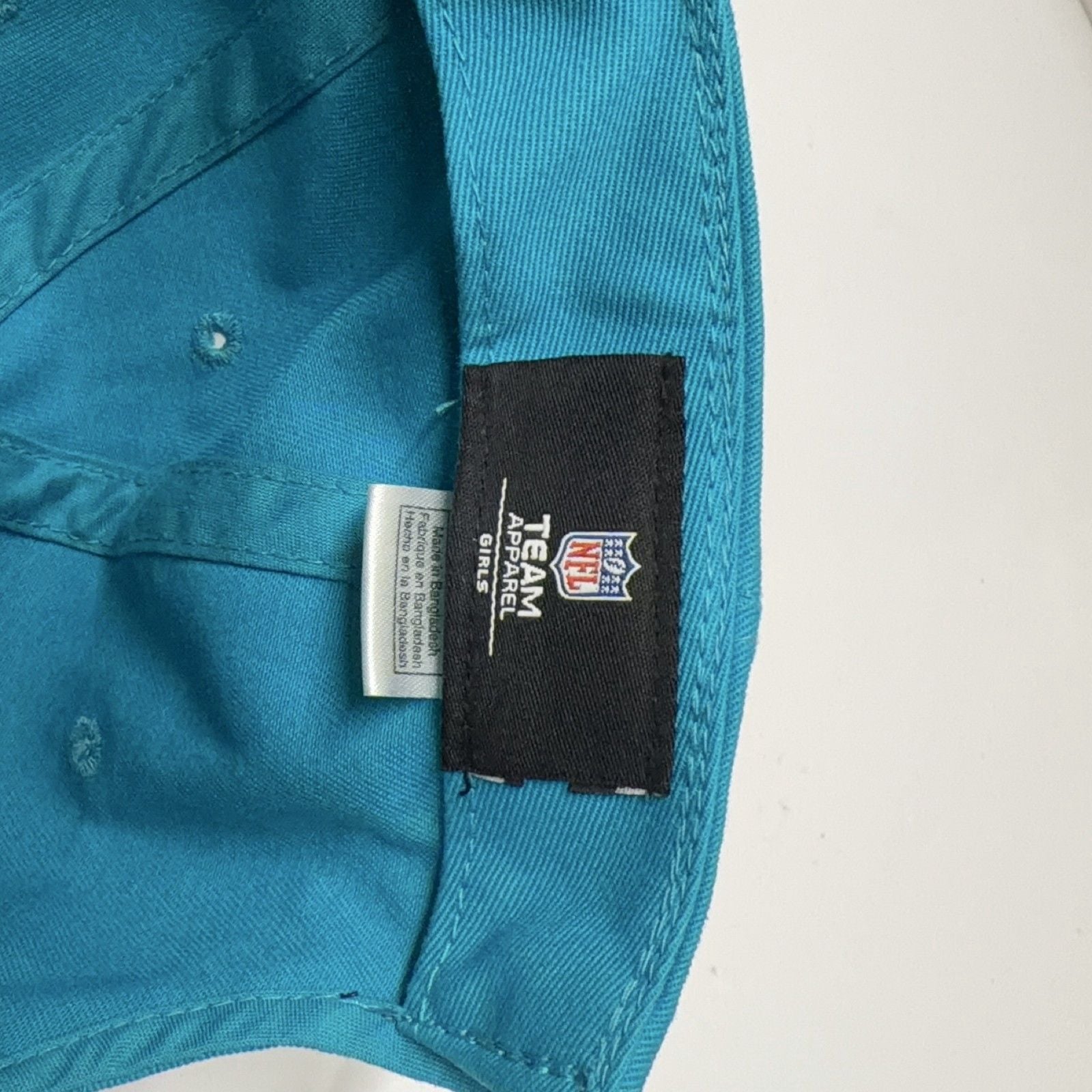 47 Brand Miami Dolphins Baseball Cap Girls NFL Football Teal One Size Adjustable 3