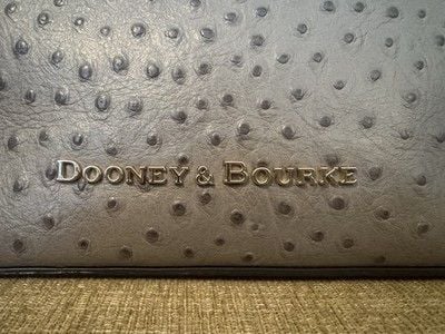 Dooney and Bourke Embossed Ostrich Leather Crossbody 3