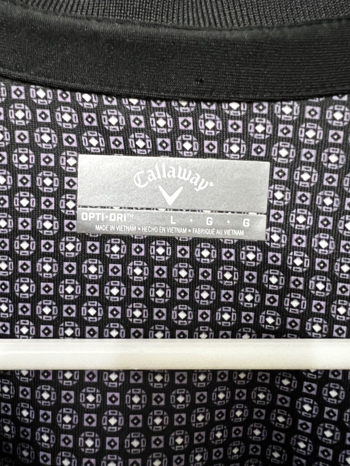 Callaway Polo Shirt Womens Large Sleeveless Golf Patterned Active 6