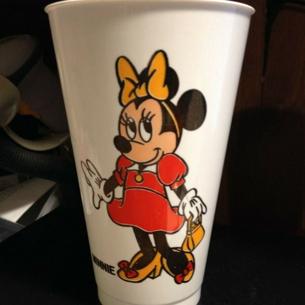 VTG Walt Disney Productions Pepsi Plastic Cup Minnie Mouse "FREE SHIPPING"