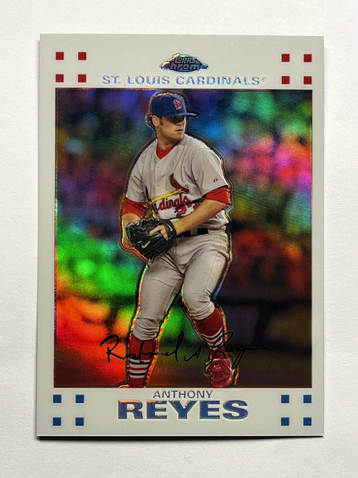 2007 Topps Anthony Reyes #226 Chrome Refractor /660 St. Louis Cardinals 1