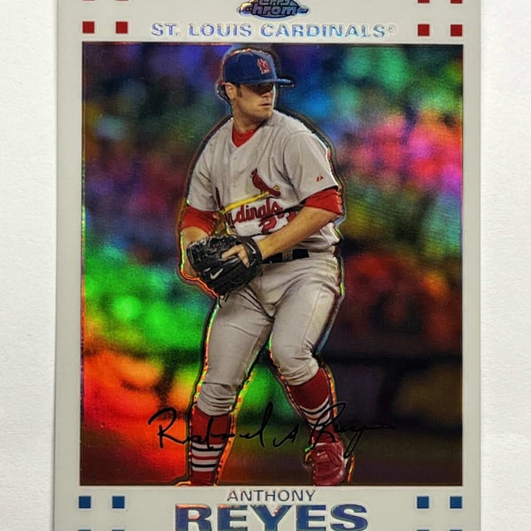 2007 Topps Anthony Reyes #226 Chrome Refractor /660 St. Louis Cardinals
