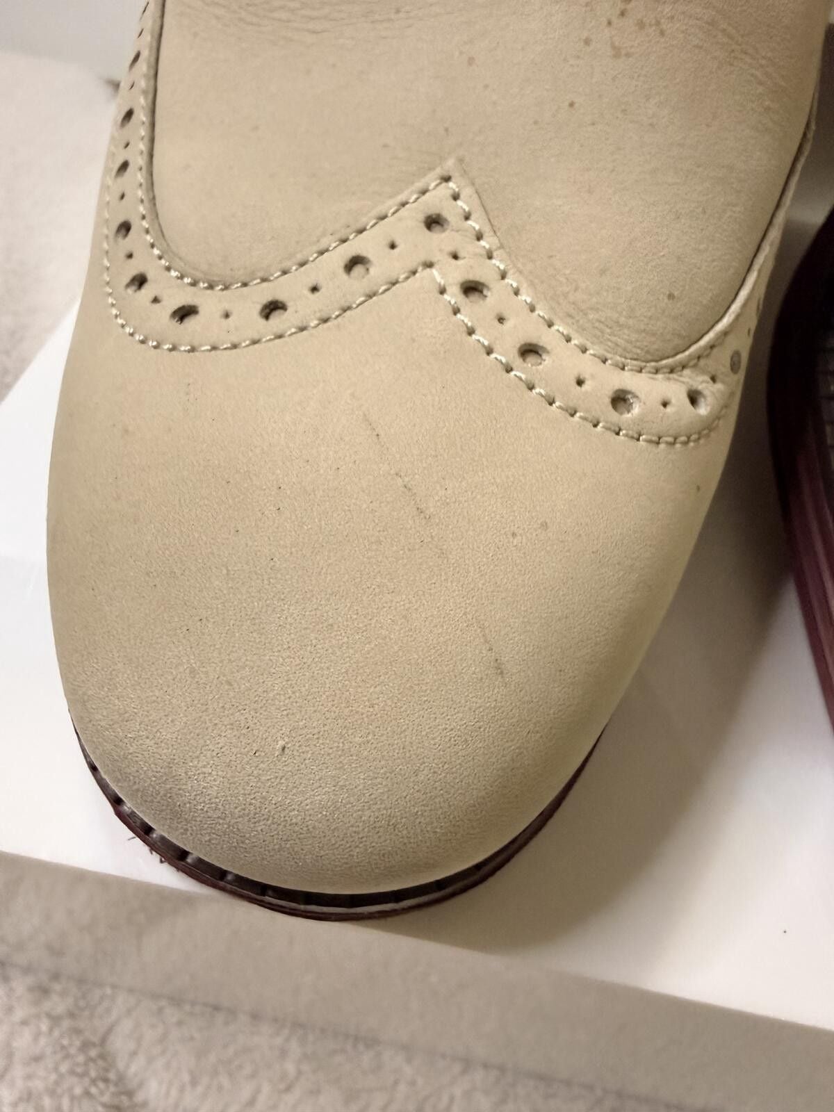 Cole Haan Grand.Os Tan Nubuck Men’s Wingtip Oxford Dress Shoes 7