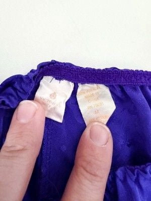 Victoria's Secret Gold Label Purple Satin Lace Camisole Shorts Pajama Set Sz M 3
