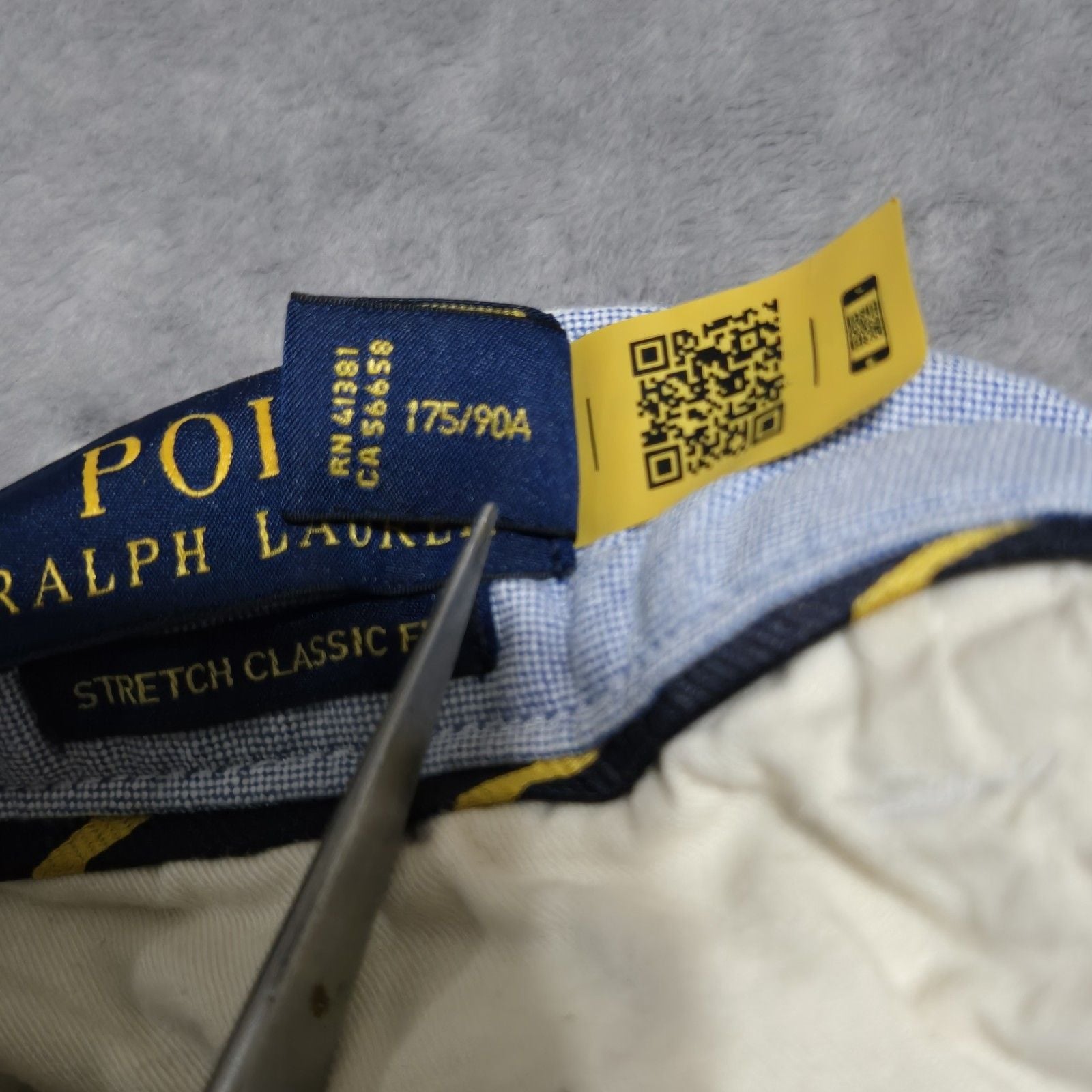 Polo Ralph Lauren Men's Blue and White Striped Seersucker Short Flat Front Sz 35 12