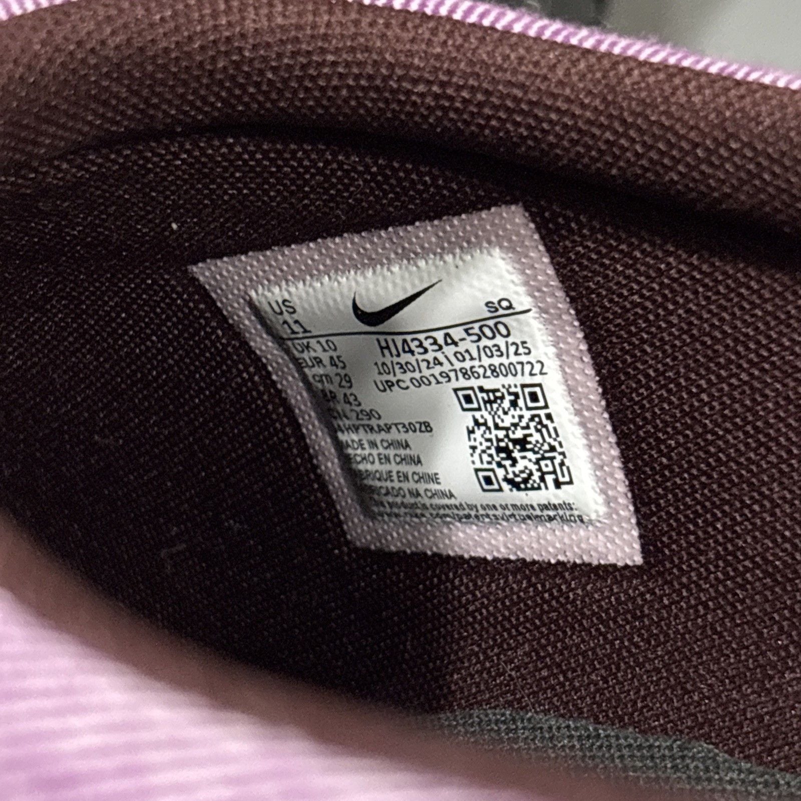 Nike ACG Rufus Bold Berry Anthracite HJ4334-500 Men's Size 11/ Women's 12.5 9