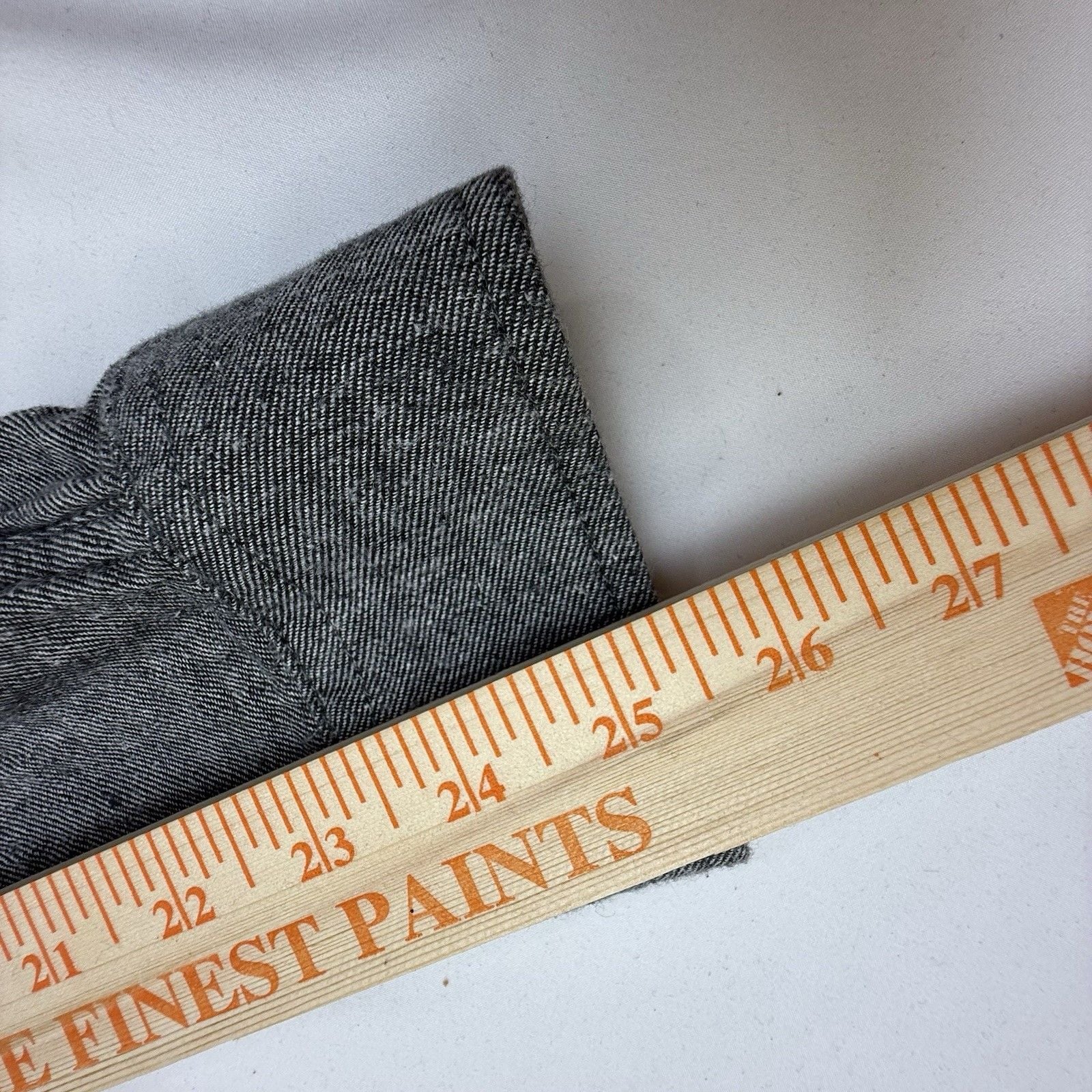 Old Navy Mens Slim Fit Button Down Shirt Heather Gray Long Sleeve Large 7