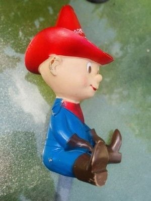 VTG 1960’s Maypo Maple Oatmeal Cereal Advertising Mascot Marky Maypo Vinyl Toy 12
