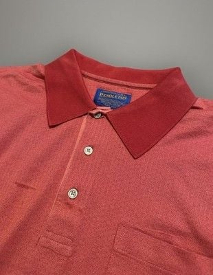 Pendleton 100% Cotton Men's Casual Polo Shirt Size Large Summer Date Night 3