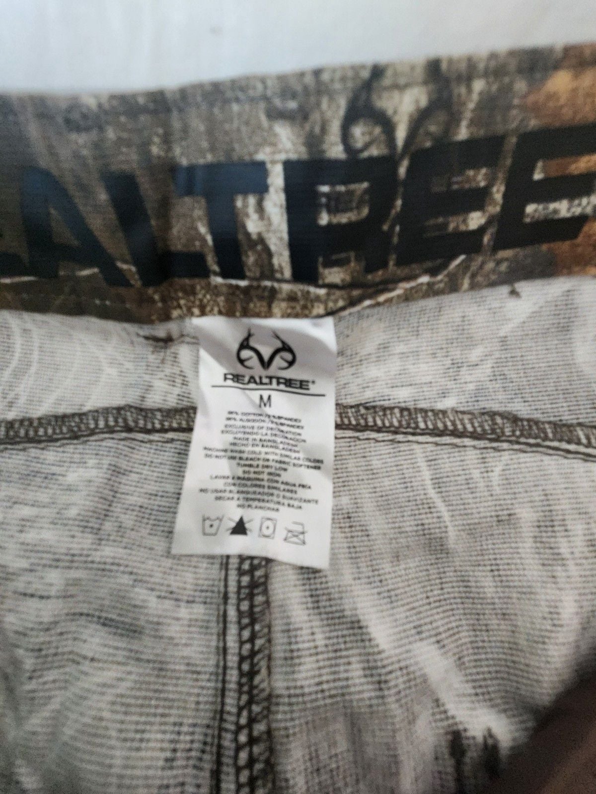 Realtree Edge Camo Hunting Pants Cargo Pockets Polyester Unisex Adult M 4
