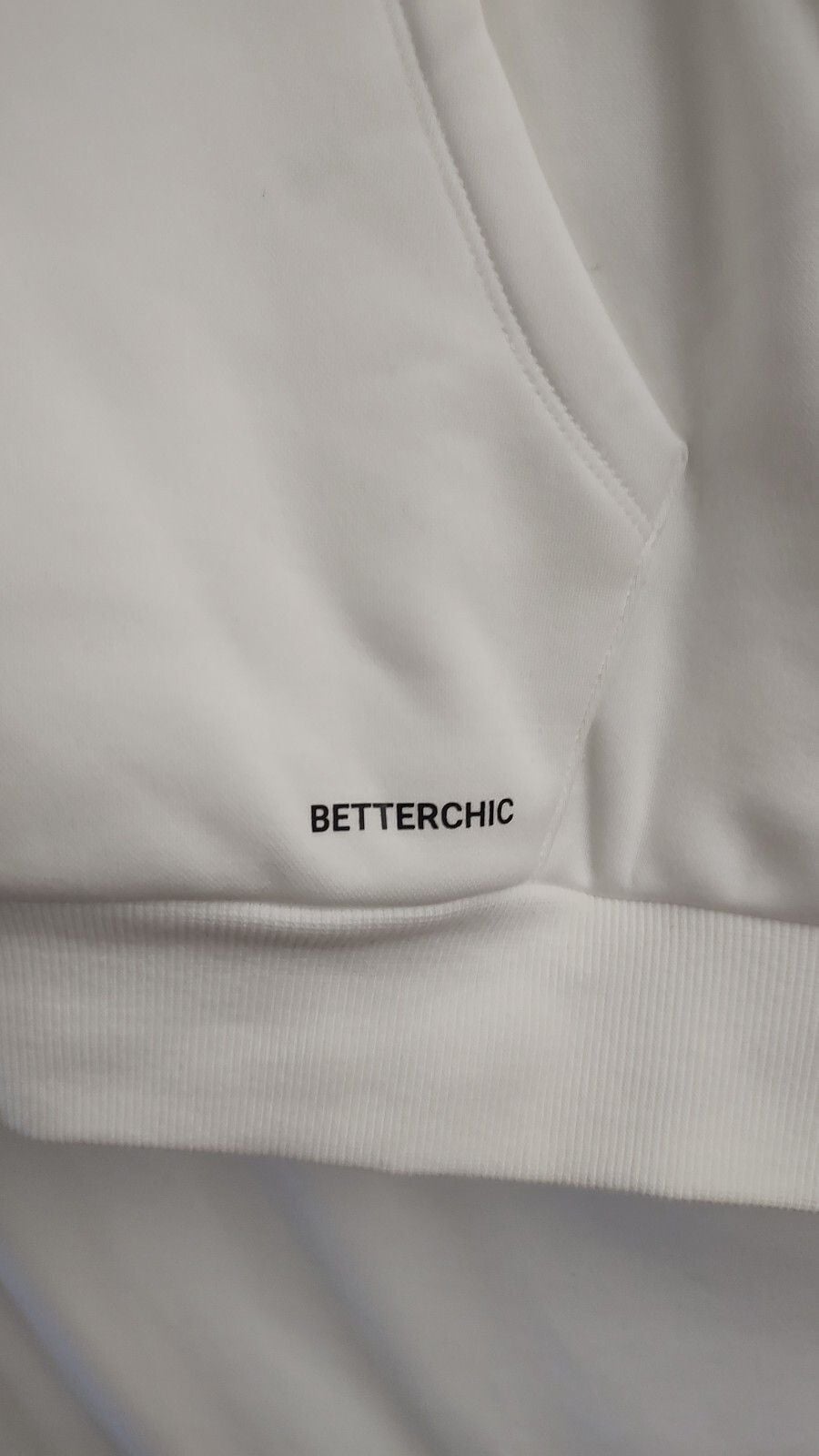 Betterchic White Hoodie Sweatshirt Size 2XL 5