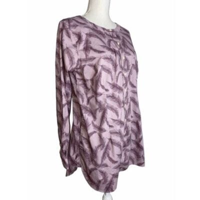 1X Plus plus Duluth Trading Shirt Tunic Wrinklefighter Blouse with Pockets 4