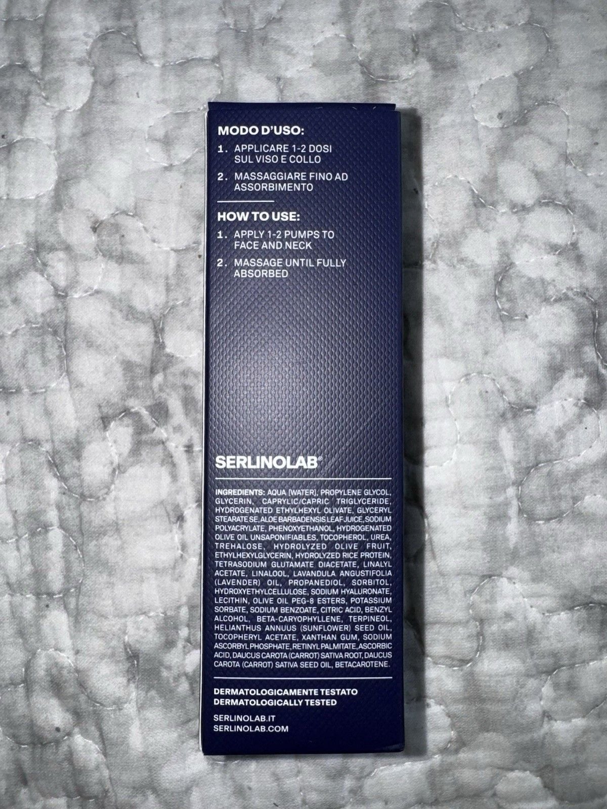 SerlinoLab Night Face Cream for Men Anti-Aging 3
