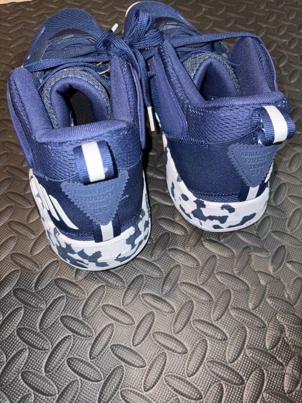 adidas D.O.N. Issue 3 Team Navy Blue Camo Basketball Shoes 3