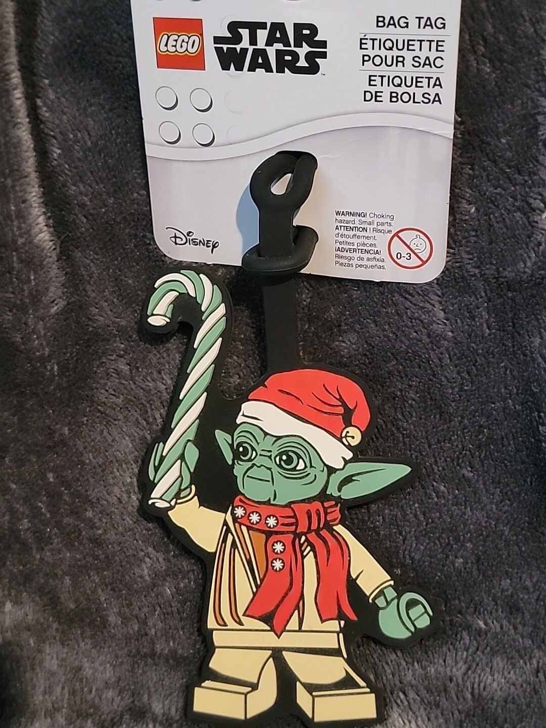 New LEGO Star Wars Christmas Holiday Yoda Luggage Bag Tag 6