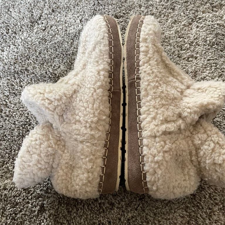 L.L. Bean Women's Size 9 Cozy Sherpa Boot Slippers Winter Warm 5